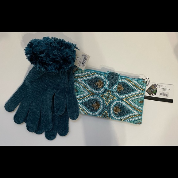 Charter Club Accessories - Charter club gloves & mermaid treasure club bag